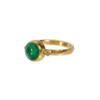 GURHAN SKITTLE GOLD STONE RING SMALL WITH EMERALD