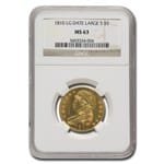 1810 $5 Turban Head Gold Half Eagle MS-63 NGC (Lg Date